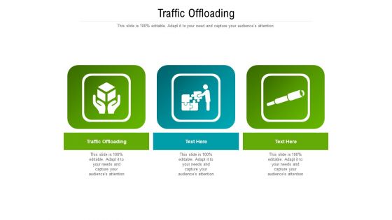 Traffic Offloading Ppt PowerPoint Presentation Visual Aids Slides Cpb