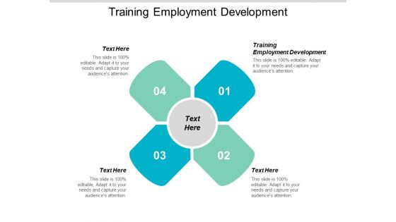 Training Employment Development Ppt PowerPoint Presentation Model Cpb