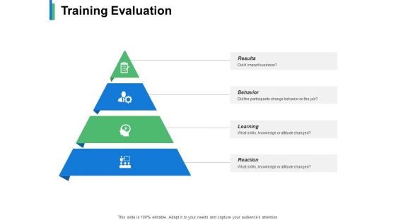 Training Evaluation Ppt PowerPoint Presentation Styles Graphics Template