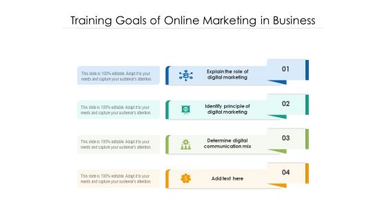 Training Goals Of Online Marketing In Business Ppt PowerPoint Presentation Inspiration Graphics Design PDF Training Goals Of Online Marketing In Business Ppt PowerPoint Presentation Inspiration Graphics Design PDF