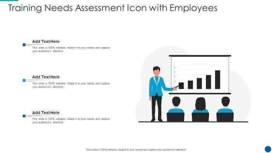 Training Needs Assessment Icon With Employees Download PDF