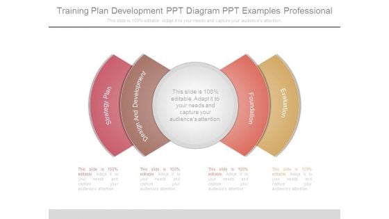 Training Plan Development Ppt Diagram Ppt Examples Professional