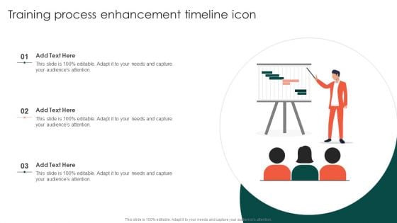 Training Process Enhancement Timeline Icon Pictures PDF