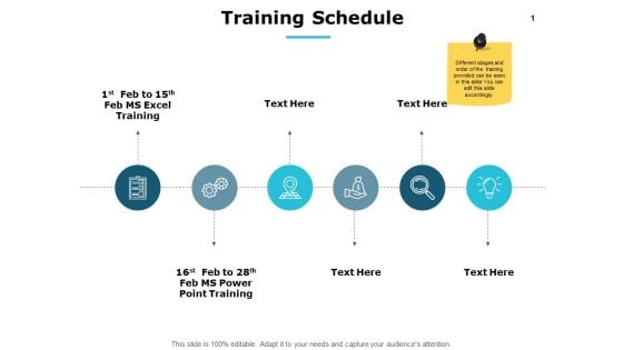 Training Schedule Gears Ppt PowerPoint Presentation Infographic Template Graphics