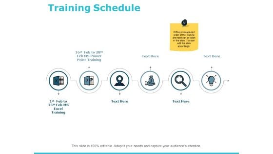 Training Schedule Ppt PowerPoint Presentation Layouts Design Inspiration