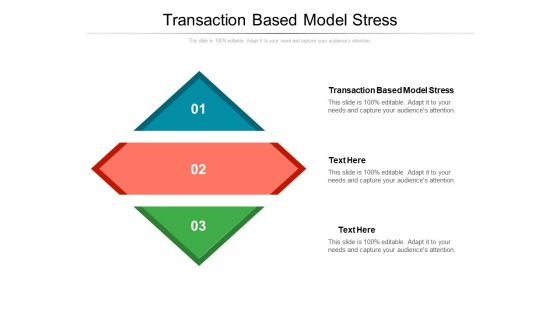 Transaction Based Model Stress Ppt PowerPoint Presentation File Deck Cpb Pdf