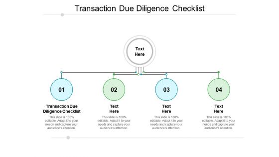 Transaction Due Diligence Checklist Ppt PowerPoint Presentation Gallery Images Cpb Pdf