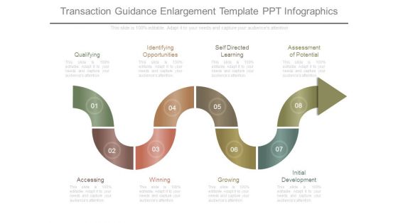 Transaction Guidance Enlargement Template Ppt Infographics