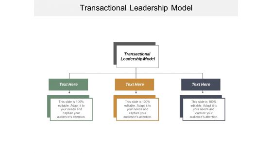 Transactional Leadership Model Ppt PowerPoint Presentation Styles Themes Cpb