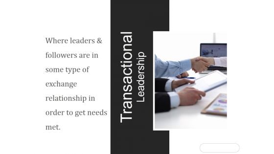 Transactional Leadership Ppt PowerPoint Presentation Inspiration