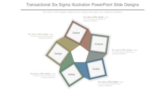 Transactional Six Sigma Illustration Powerpoint Slide Designs