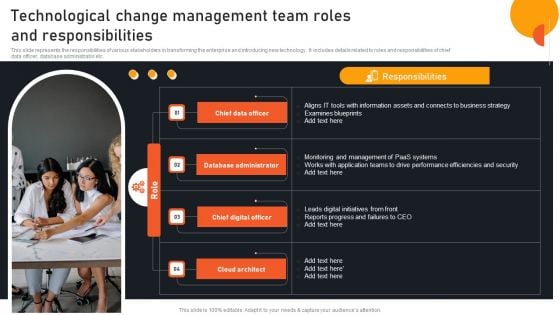 Transform Management Instruction Schedule Technological Change Management Team Microsoft PDF