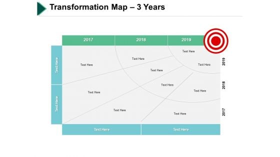 Transformation Map 3 Years Business Ppt PowerPoint Presentation Infographics Display