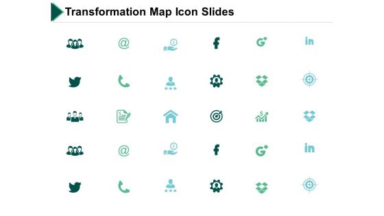 Transformation Map Icon Slides Ppt PowerPoint Presentation Model Information