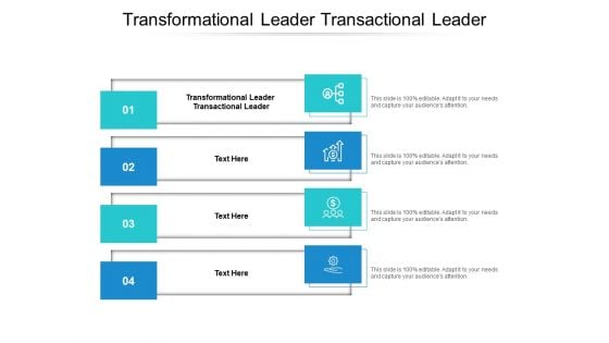 Transformational Leader Transactional Leader Ppt PowerPoint Presentation Outline Clipart Cpb Transformational Leader Transactional Leader Ppt PowerPoint Presentation Outline Clipart Cpb