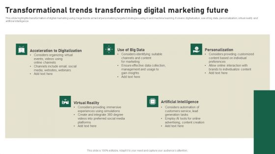 Transformational Trends Transforming Digital Marketing Future Topics PDF