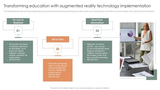 Transforming Education With Augmented Reality Technology Implementation Ideas PDF