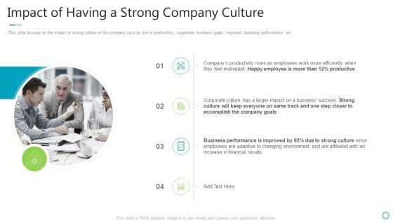 Transforming Organizational Processes And Outcomes Impact Of Having A Strong Company Culture Inspiration PDF