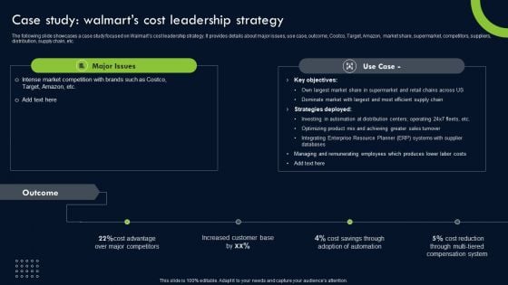 Transforming Sustainability Into Competitive Case Study Walmarts Cost Leadership Strategy Portrait PDF Transforming Sustainability Into Competitive Case Study Walmarts Cost Leadership Strategy Portrait PDF