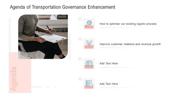 Transportation Governance Enhancement Agenda Of Transportation Governance Enhancement Rules PDF