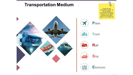 Transportation Medium Ppt PowerPoint Presentation Show Design Inspiration