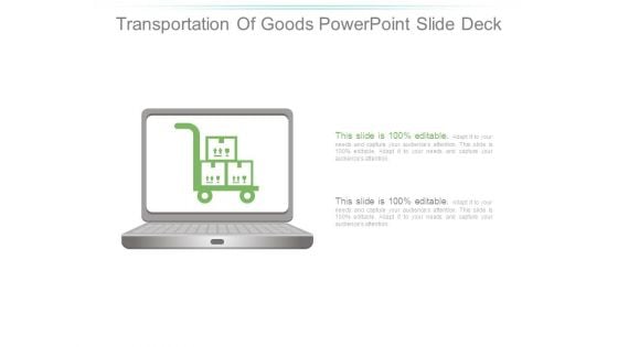 Transportation Of Goods Powerpoint Slide Deck Transportation Of Goods Powerpoint Slide Deck