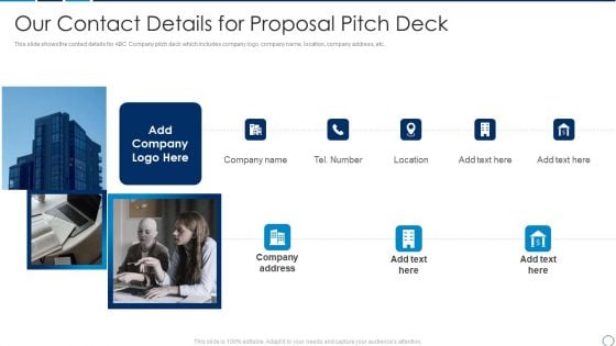 Travel And Tour Operator Startup Company Investor Financing Pitch Deck Our Contact Details For Proposal Formats PDF