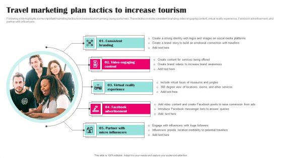 Travel Marketing Plan Tactics To Increase Tourism Professional PDF