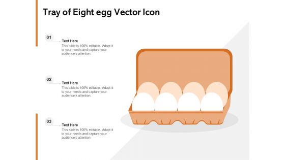 Tray Of Eight Egg Vector Icon Ppt PowerPoint Presentation Infographic Template Model PDF