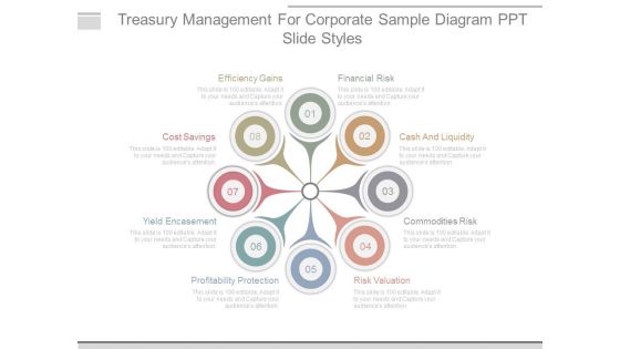 Treasury Management For Corporate Sample Diagram Ppt Slide Styles