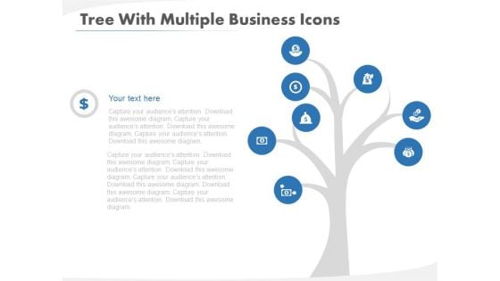 Tree Diagram For Strategic Planning Methods Powerpoint Template