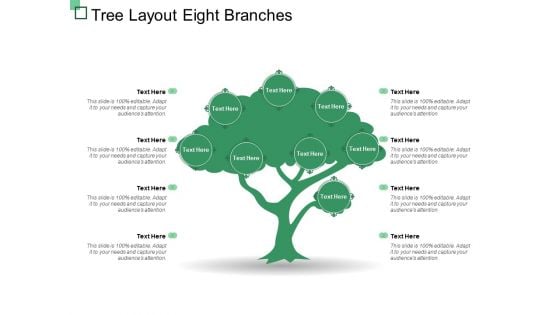 Tree Layout Eight Branches Ppt PowerPoint Presentation Styles Slides