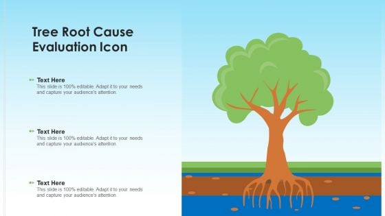 Tree Root Cause Evaluation Icon Pictures PDF