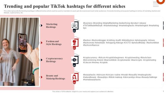 Trending And Popular Tiktok Hashtags For Different Niches Guidelines PDF