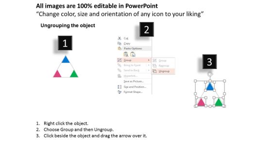 Triangle Infographic With Three Steps Powerpoint Templates Slide02