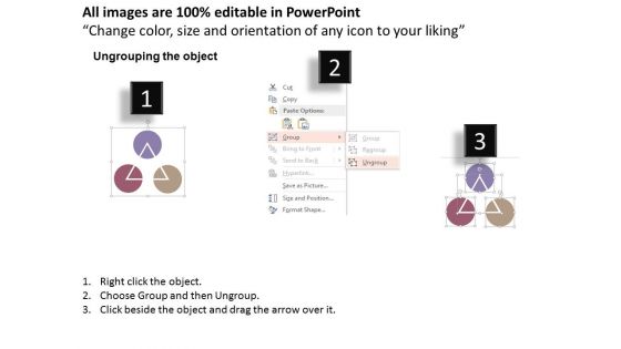 Triangle With Circles And Icons Powerpoint Template