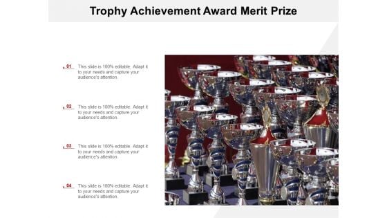 Trophy Achievement Award Merit Prize Ppt PowerPoint Presentation Pictures Graphics Template