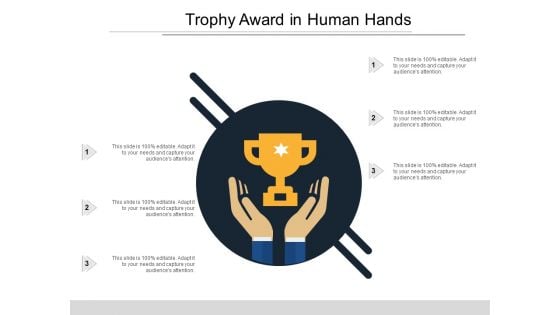 Trophy Award In Human Hands Ppt PowerPoint Presentation File Portfolio