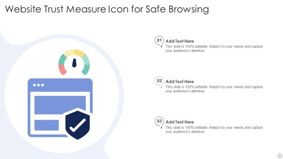 Trust Measure Icon Ppt PowerPoint Presentation Complete Deck With Slides