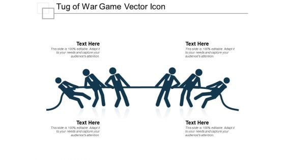 Tug Of War Game Vector Icon Ppt PowerPoint Presentation Slides Outline PDF