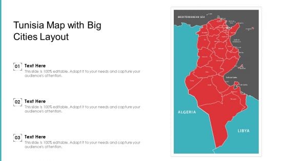 Tunisia Map With Big Cities Layout Ppt PowerPoint Presentation Gallery Example PDF Tunisia Map With Big Cities Layout Ppt PowerPoint Presentation Gallery Example PDF