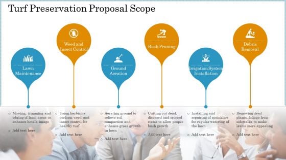 Turf Preservation Proposal Scope Ppt Styles Graphics Design PDF