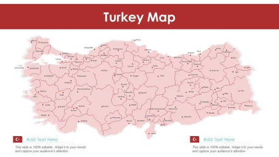 Turkey Map PowerPoint Presentation Ppt Template PDF