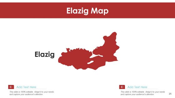 Turkey National Map And Province Template PowerPoint Template
