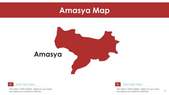 Turkey National Map And Province Template PowerPoint Template