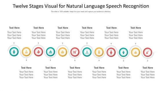 Twelve Stages Visual For Natural Language Speech Recognition Ppt PowerPoint Presentation Gallery Graphics Template PDF
