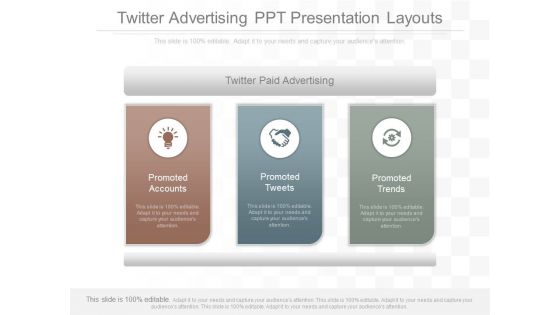 Twitter Advertising Ppt Presentation Layouts