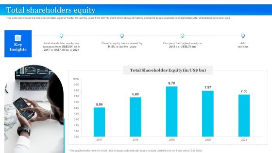 Twitter Company Summary Total Shareholders Equity Introduction PDF