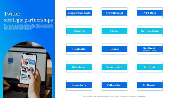 Twitter Company Summary Twitter Strategic Partnerships Brochure PDF Twitter Company Summary Twitter Strategic Partnerships Brochure PDF