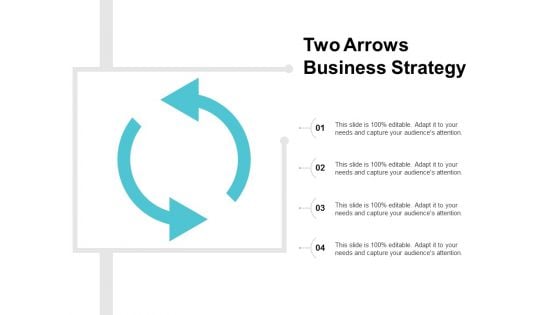 Two Arrows Business Strategy Ppt PowerPoint Presentation Infographic Template Images